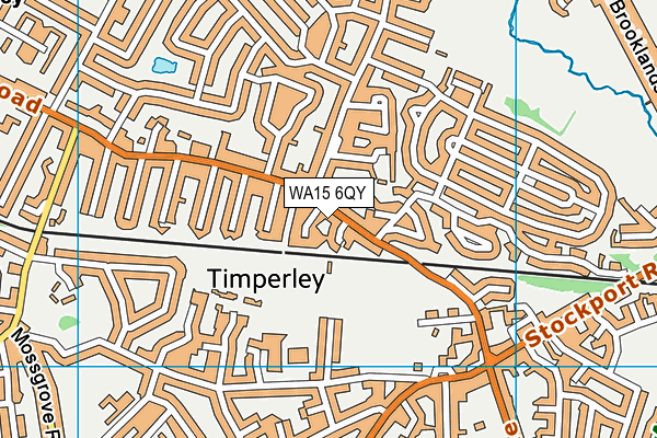 WA15 6QY map - OS VectorMap District (Ordnance Survey) WA15 6QY map - OS VectorMap District (Ordnance Survey)