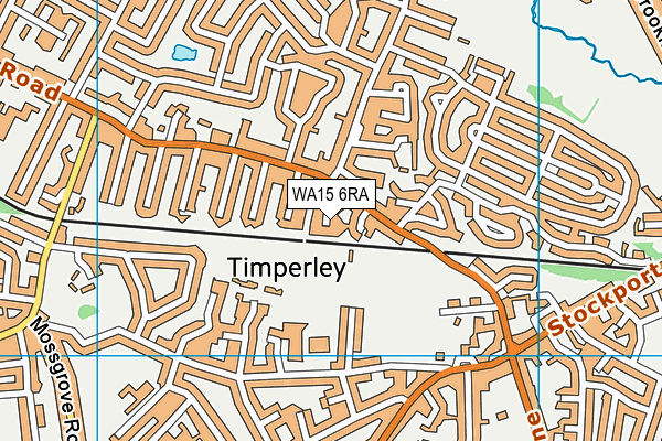 WA15 6RA map - OS VectorMap District (Ordnance Survey) WA15 6RA map - OS VectorMap District (Ordnance Survey)
