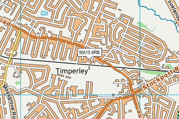 WA15 6RB map - OS VectorMap District (Ordnance Survey) WA15 6RB map - OS VectorMap District (Ordnance Survey)
