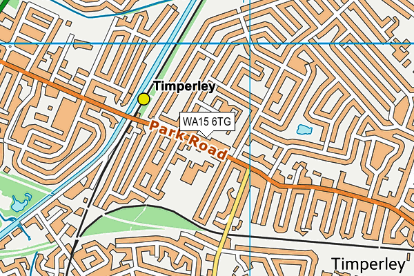 WA15 6TG map - OS VectorMap District (Ordnance Survey) WA15 6TG map - OS VectorMap District (Ordnance Survey)