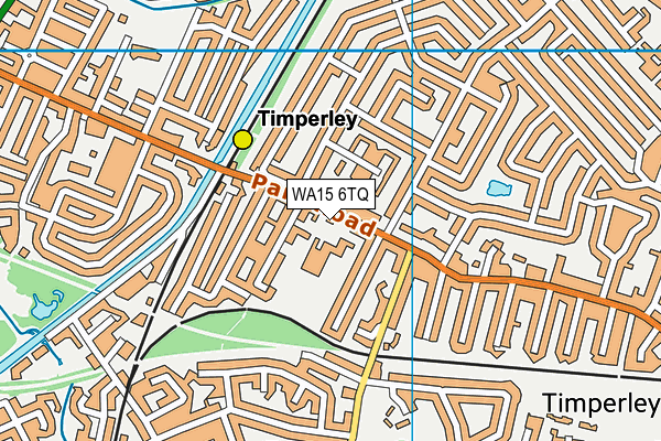 WA15 6TQ map - OS VectorMap District (Ordnance Survey) WA15 6TQ map - OS VectorMap District (Ordnance Survey)