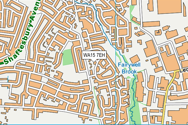 WA15 7EH map - OS VectorMap District (Ordnance Survey) WA15 7EH map - OS VectorMap District (Ordnance Survey)