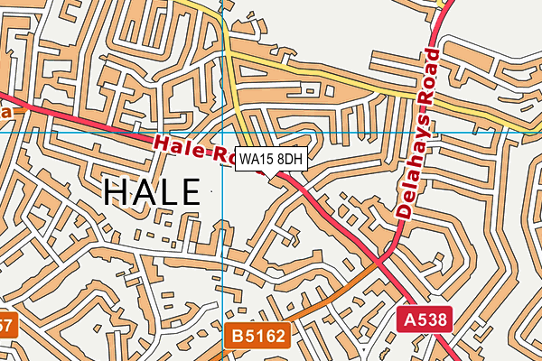 WA15 8DH map - OS VectorMap District (Ordnance Survey) WA15 8DH map - OS VectorMap District (Ordnance Survey)
