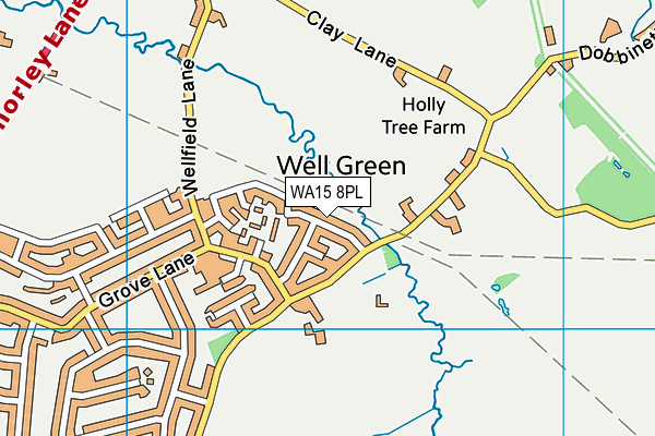 WA15 8PL map - OS VectorMap District (Ordnance Survey) WA15 8PL map - OS VectorMap District (Ordnance Survey)