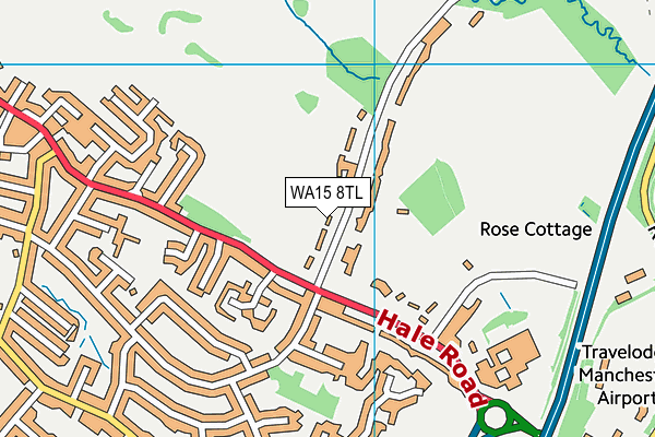 WA15 8TL map - OS VectorMap District (Ordnance Survey) WA15 8TL map - OS VectorMap District (Ordnance Survey)