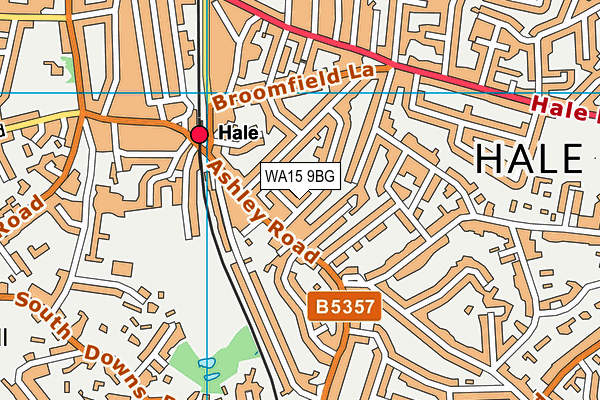 WA15 9BG map - OS VectorMap District (Ordnance Survey) WA15 9BG map - OS VectorMap District (Ordnance Survey)