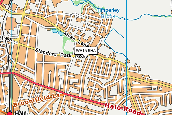 WA15 9HA map - OS VectorMap District (Ordnance Survey) WA15 9HA map - OS VectorMap District (Ordnance Survey)