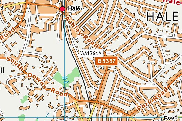 WA15 9NA map - OS VectorMap District (Ordnance Survey) WA15 9NA map - OS VectorMap District (Ordnance Survey)