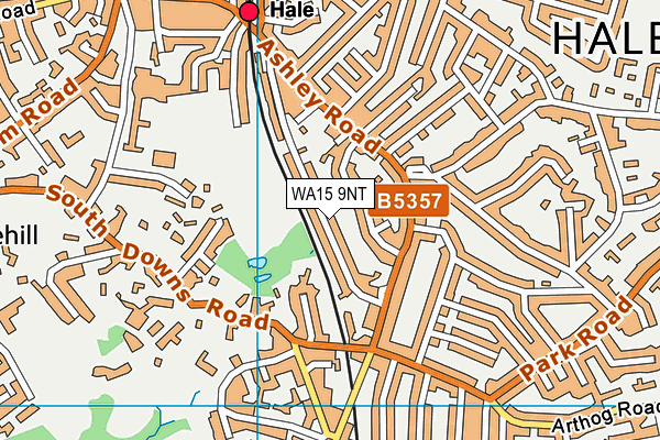 WA15 9NT map - OS VectorMap District (Ordnance Survey) WA15 9NT map - OS VectorMap District (Ordnance Survey)