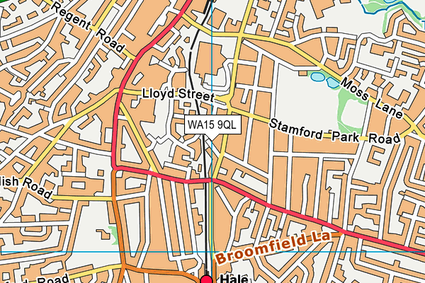 WA15 9QL map - OS VectorMap District (Ordnance Survey) WA15 9QL map - OS VectorMap District (Ordnance Survey)