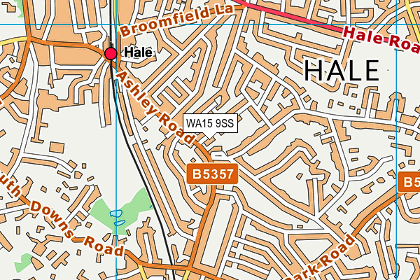 WA15 9SS map - OS VectorMap District (Ordnance Survey) WA15 9SS map - OS VectorMap District (Ordnance Survey)