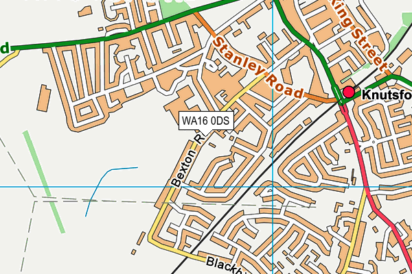 WA16 0DS map - OS VectorMap District (Ordnance Survey) WA16 0DS map - OS VectorMap District (Ordnance Survey)