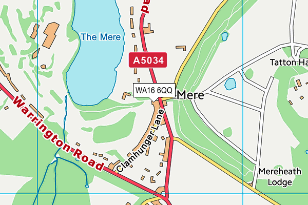 WA16 6QQ map - OS VectorMap District (Ordnance Survey) WA16 6QQ map - OS VectorMap District (Ordnance Survey)