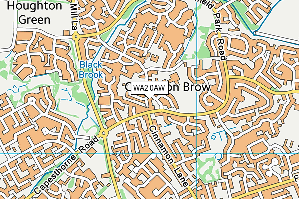 WA2 0AW map - OS VectorMap District (Ordnance Survey) WA2 0AW map - OS VectorMap District (Ordnance Survey)