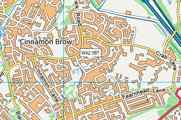 WA2 0BT map - OS VectorMap District (Ordnance Survey) WA2 0BT map - OS VectorMap District (Ordnance Survey)