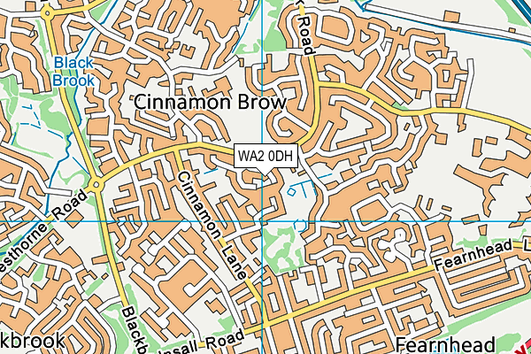 WA2 0DH map - OS VectorMap District (Ordnance Survey) WA2 0DH map - OS VectorMap District (Ordnance Survey)