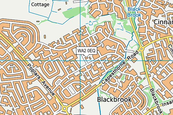 WA2 0EQ map - OS VectorMap District (Ordnance Survey) WA2 0EQ map - OS VectorMap District (Ordnance Survey)