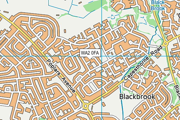 WA2 0FA map - OS VectorMap District (Ordnance Survey) WA2 0FA map - OS VectorMap District (Ordnance Survey)