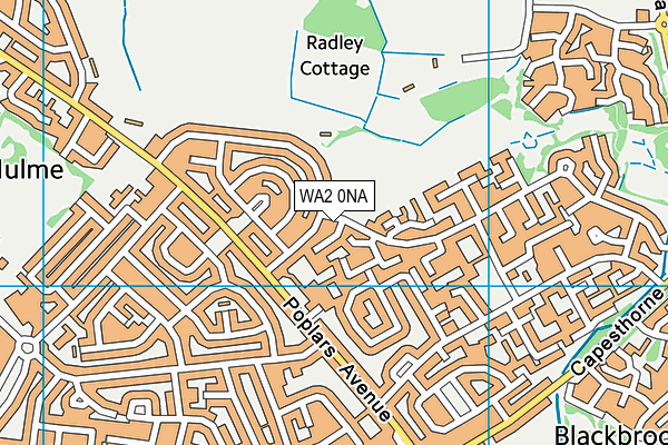 WA2 0NA map - OS VectorMap District (Ordnance Survey) WA2 0NA map - OS VectorMap District (Ordnance Survey)