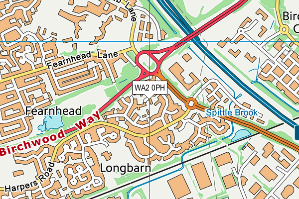 WA2 0PH map - OS VectorMap District (Ordnance Survey) WA2 0PH map - OS VectorMap District (Ordnance Survey)