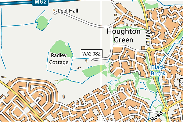 WA2 0SZ map - OS VectorMap District (Ordnance Survey) WA2 0SZ map - OS VectorMap District (Ordnance Survey)