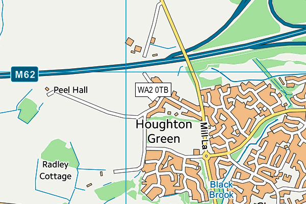 WA2 0TB map - OS VectorMap District (Ordnance Survey) WA2 0TB map - OS VectorMap District (Ordnance Survey)