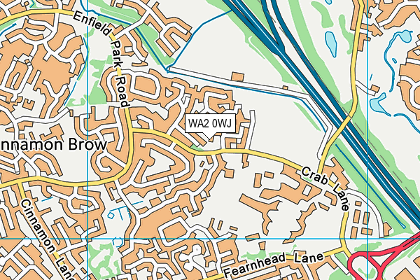 WA2 0WJ map - OS VectorMap District (Ordnance Survey) WA2 0WJ map - OS VectorMap District (Ordnance Survey)