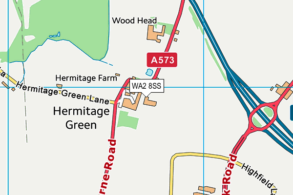 WA2 8SS map - OS VectorMap District (Ordnance Survey) WA2 8SS map - OS VectorMap District (Ordnance Survey)