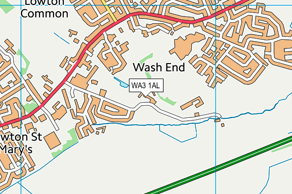 WA3 1AL map - OS VectorMap District (Ordnance Survey) WA3 1AL map - OS VectorMap District (Ordnance Survey)