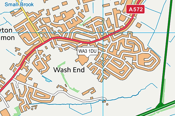 WA3 1DU map - OS VectorMap District (Ordnance Survey) WA3 1DU map - OS VectorMap District (Ordnance Survey)