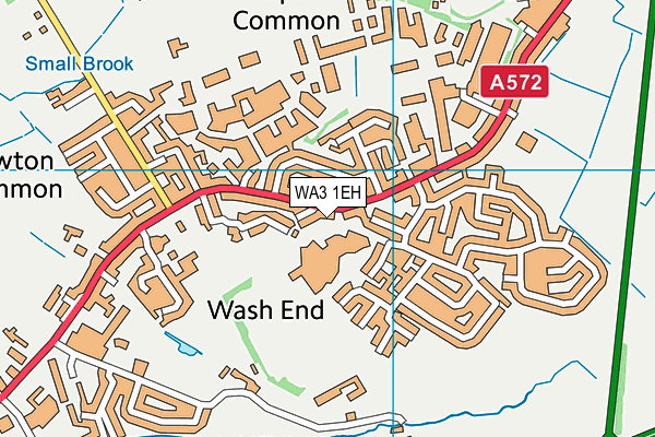 WA3 1EH map - OS VectorMap District (Ordnance Survey) WA3 1EH map - OS VectorMap District (Ordnance Survey)