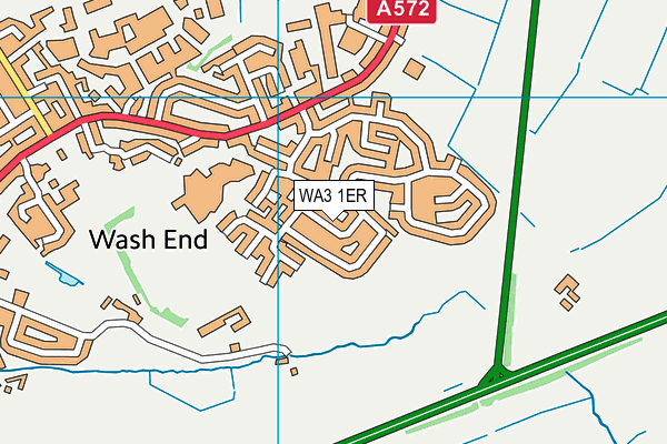 WA3 1ER map - OS VectorMap District (Ordnance Survey) WA3 1ER map - OS VectorMap District (Ordnance Survey)