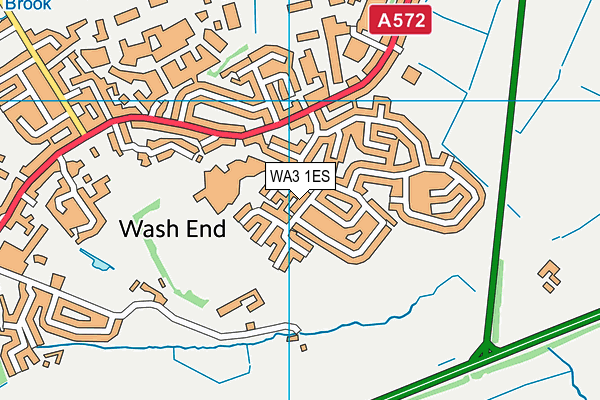 WA3 1ES map - OS VectorMap District (Ordnance Survey) WA3 1ES map - OS VectorMap District (Ordnance Survey)
