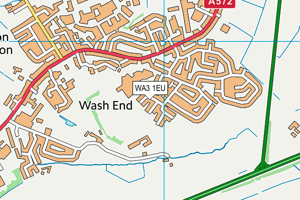 WA3 1EU map - OS VectorMap District (Ordnance Survey) WA3 1EU map - OS VectorMap District (Ordnance Survey)