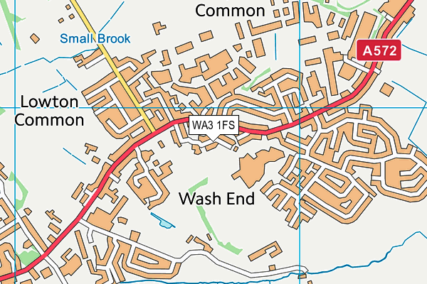 WA3 1FS map - OS VectorMap District (Ordnance Survey) WA3 1FS map - OS VectorMap District (Ordnance Survey)