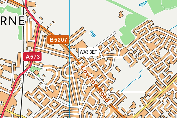 WA3 3ET map - OS VectorMap District (Ordnance Survey) WA3 3ET map - OS VectorMap District (Ordnance Survey)