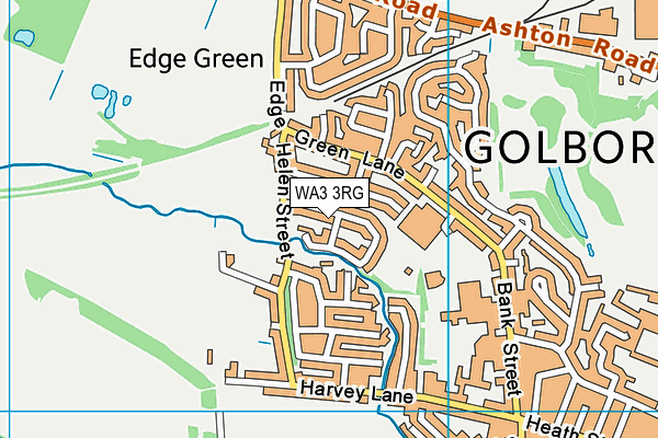 WA3 3RG map - OS VectorMap District (Ordnance Survey) WA3 3RG map - OS VectorMap District (Ordnance Survey)