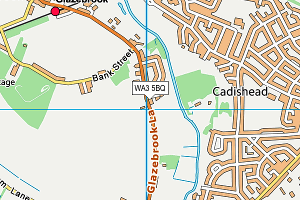 WA3 5BQ map - OS VectorMap District (Ordnance Survey) WA3 5BQ map - OS VectorMap District (Ordnance Survey)
