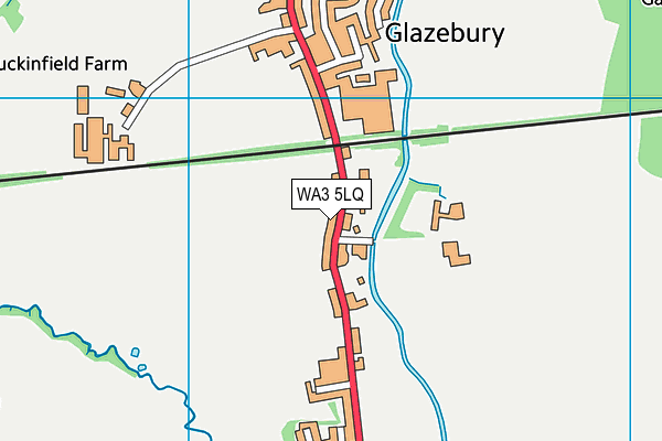 WA3 5LQ map - OS VectorMap District (Ordnance Survey) WA3 5LQ map - OS VectorMap District (Ordnance Survey)