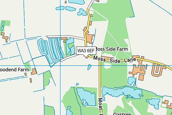 WA3 6EF map - OS VectorMap District (Ordnance Survey) WA3 6EF map - OS VectorMap District (Ordnance Survey)