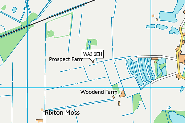 WA3 6EH map - OS VectorMap District (Ordnance Survey) WA3 6EH map - OS VectorMap District (Ordnance Survey)