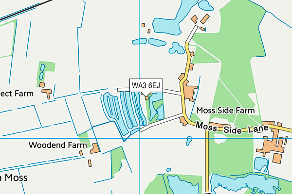WA3 6EJ map - OS VectorMap District (Ordnance Survey) WA3 6EJ map - OS VectorMap District (Ordnance Survey)