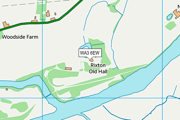 WA3 6EW map - OS VectorMap District (Ordnance Survey) WA3 6EW map - OS VectorMap District (Ordnance Survey)