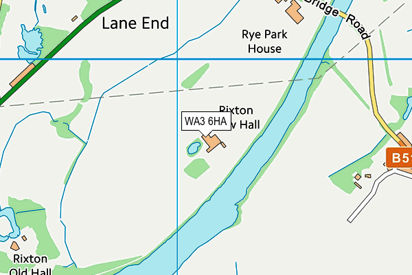 WA3 6HA map - OS VectorMap District (Ordnance Survey) WA3 6HA map - OS VectorMap District (Ordnance Survey)