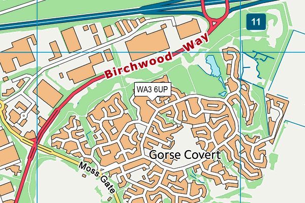 WA3 6UP map - OS VectorMap District (Ordnance Survey) WA3 6UP map - OS VectorMap District (Ordnance Survey)
