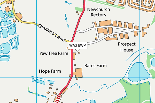 WA3 6WP map - OS VectorMap District (Ordnance Survey) WA3 6WP map - OS VectorMap District (Ordnance Survey)