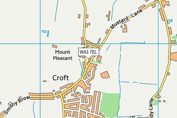 WA3 7EL map - OS VectorMap District (Ordnance Survey) WA3 7EL map - OS VectorMap District (Ordnance Survey)
