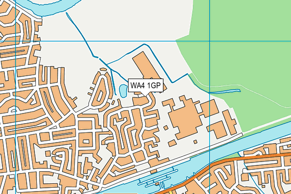 WA4 1GP map - OS VectorMap District (Ordnance Survey) WA4 1GP map - OS VectorMap District (Ordnance Survey)
