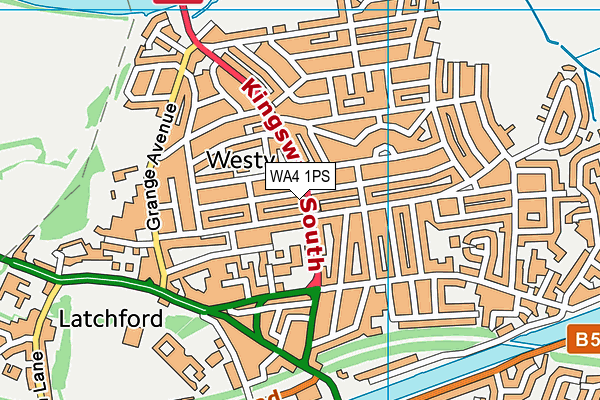WA4 1PS map - OS VectorMap District (Ordnance Survey) WA4 1PS map - OS VectorMap District (Ordnance Survey)