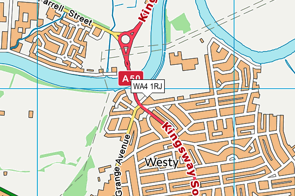 WA4 1RJ map - OS VectorMap District (Ordnance Survey) WA4 1RJ map - OS VectorMap District (Ordnance Survey)